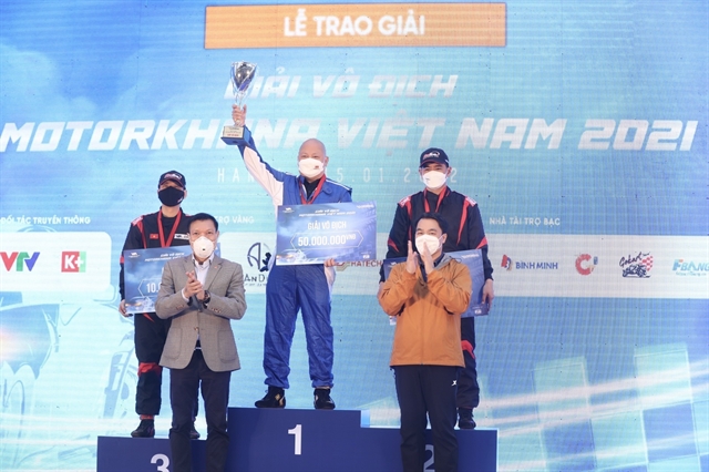 Trung wins Việt Nam Motorkhana Championship title