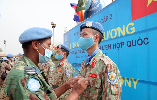 63 Vietnamese peacekeepers in South Sudan honoured