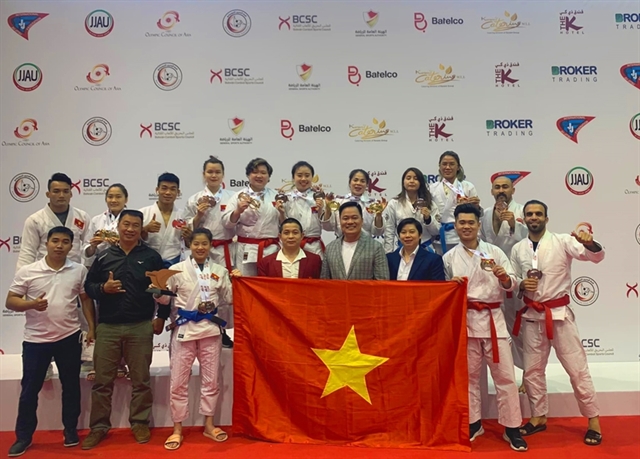 Việt Nam brings home five Asian jujitsu golds
