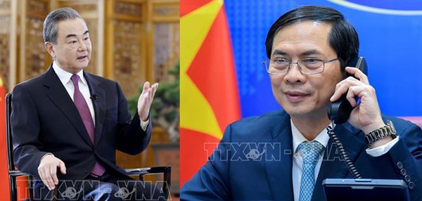 Vietnamese Chinese foreign ministers discuss South China Sea Ukraine issues