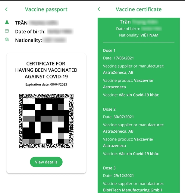 Việt Nam begins to issue COVID vaccine passports from today