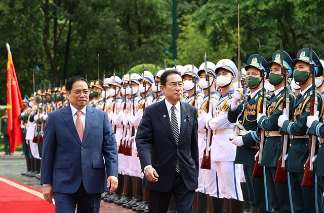 Vietnamese Japanese PMs hold talks pledging further cooperation in defence-security post-COVID recovery