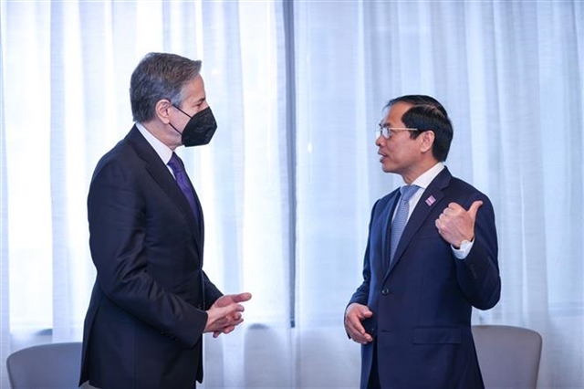Foreign Minister Sơn meets US counterpart National Security Advisor in Washington

