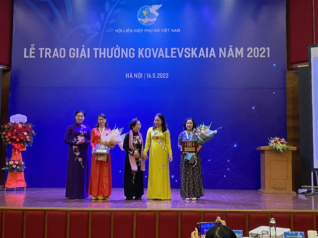 Female Vietnamese scientists honoured at the 2021 Kovalevskaya awards