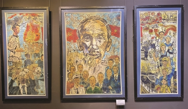 Painting exhibition propagates President Hồs ideals encourages emulation