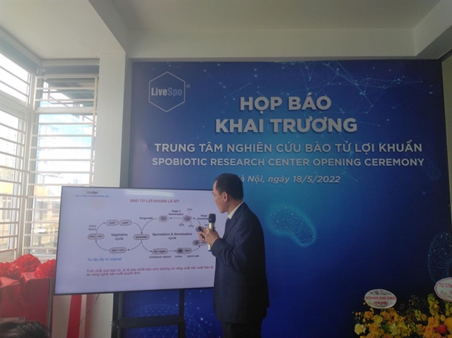 Probiotic spores research centre opens in Hà Nội
