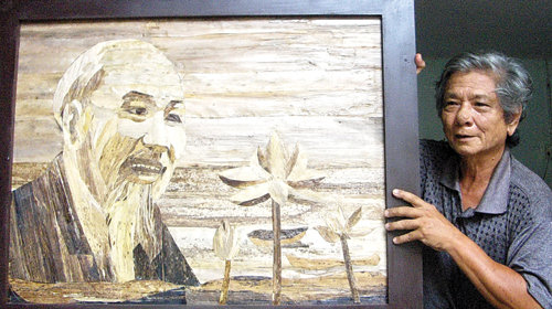 Artist goes bananas with rustic artworks