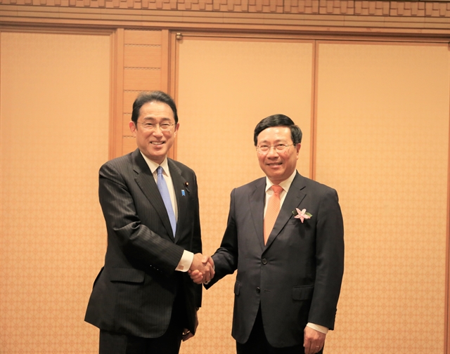 Vietnamese Deputy PM calls for investment from Japan in meeting with PM Kishida