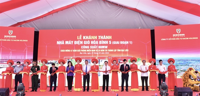 Largest onshore wind farm of the Mekong Delta inaugurated