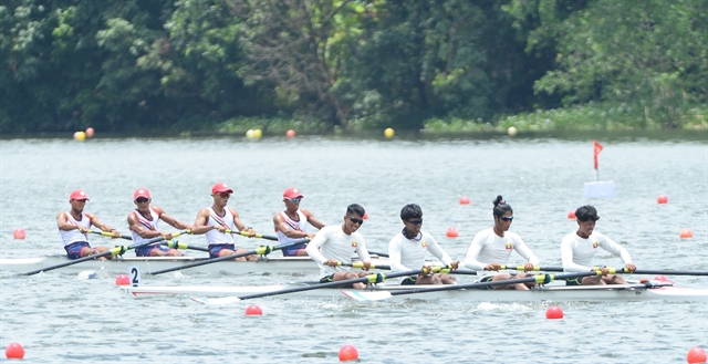 Việt Nam top after first day of rowing