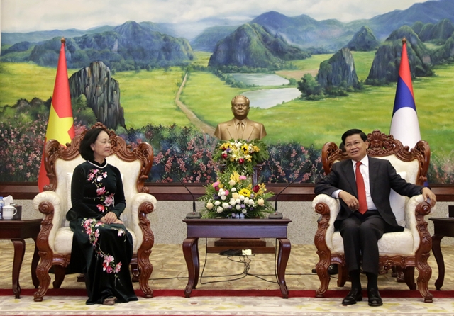 Vietnamese delegation visits Laos