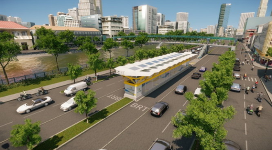 HCM City considers electric buses for BRT route