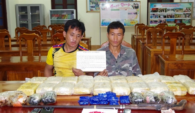 Two transnational drug rings busted in Điện Biên