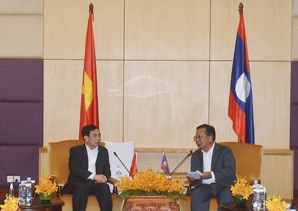 Defence Minister Giang meets Lao Japanese Cambodian counterparts
