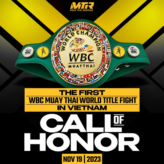 Các ngôi sao Muay Thái kết hợp để giành chức vô địch thế giới trong MTR: Call of Honor