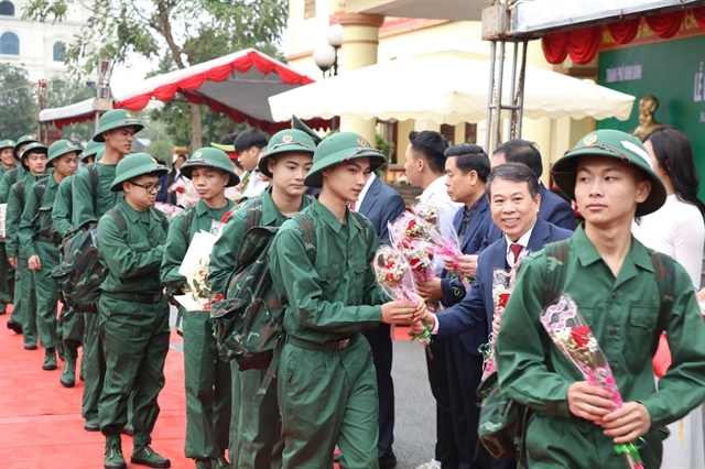 Ceremonies held across the country to see young people off to military service