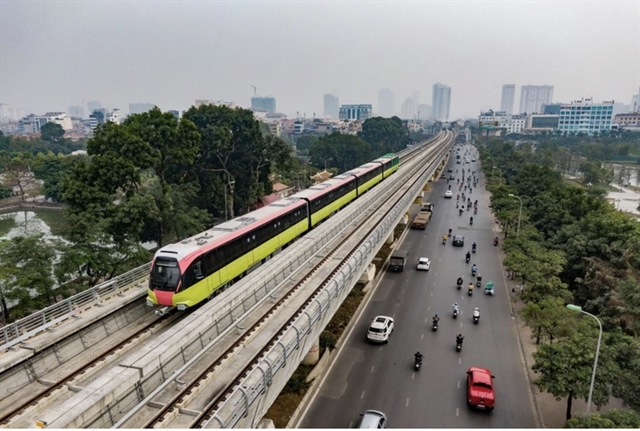 Nhổn-Hà Nội elevated urban rail to complete trial operation next month