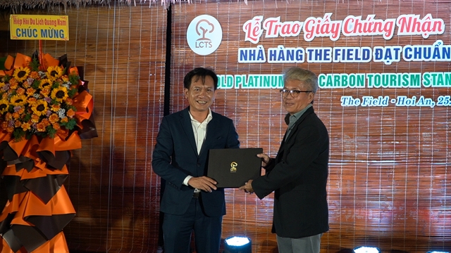 First low-carbon tourism certificate granted in Hội An