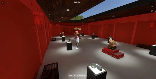 Royal antiques presented at metaverse exhibition