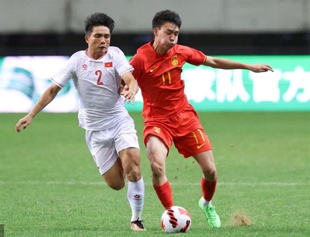 Việt Nam Under 19s lose to China at the International friendly football ...