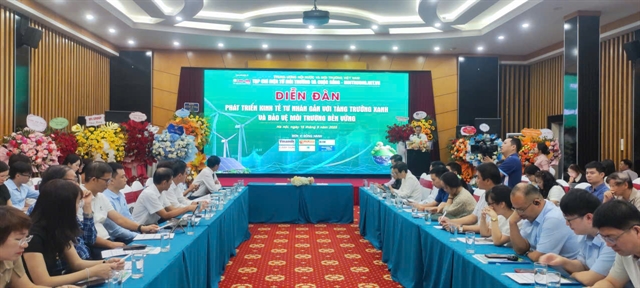 Green growth is new driving force for private economy