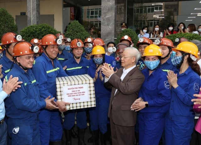 Party leader applauds improved coal workers income quality of life