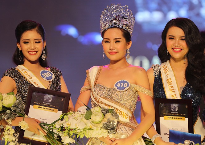 Lê Âu Ngân Anh crowned Miss Ocean Việt Nam 2017 - Life & Style ...