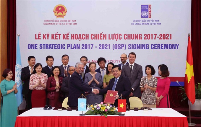 VN, UN sign strategic $423m plan for 2017-21