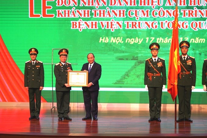 108 Military Central Hospital receives honour from PM