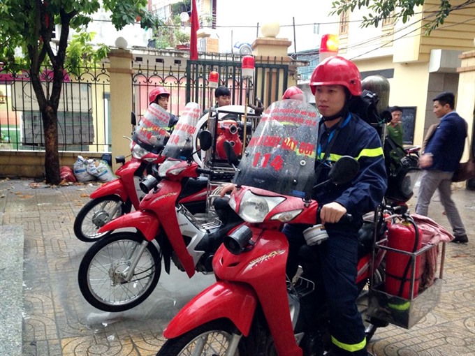 Fire bikes to the rescue in Hà Nội’s small alleys