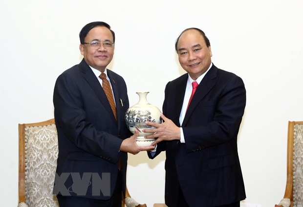 Prime Minister receives Myanmar minister of int’l cooperation