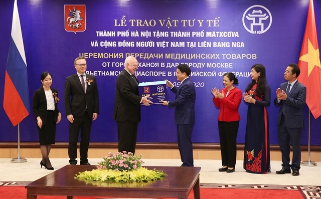 Hà Nội provides medical supplies to help Moscow cope with COVID-19