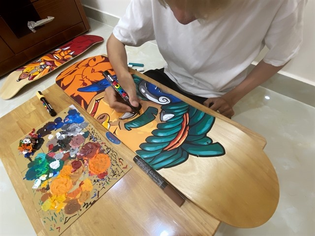 Exhibition to introduce skateboard art to HCM City