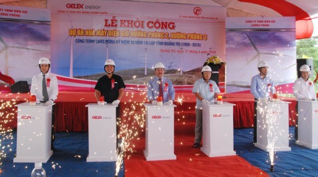 Work begins on two wind power plants in Quảng Trị