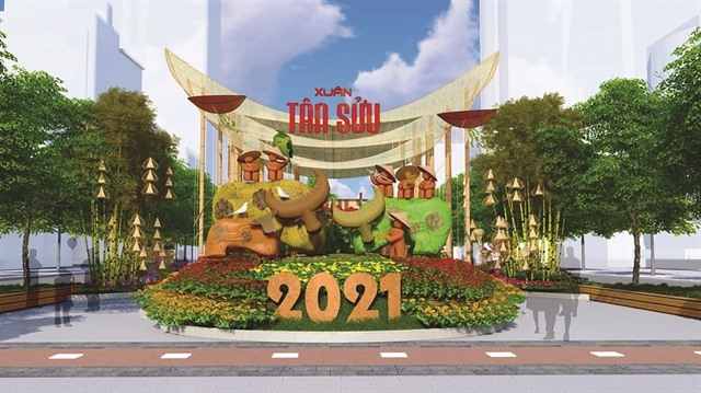 HCM City unveils proposed design for Tết Flower Street