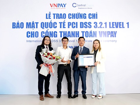 VNPAY gets certified at highest level of international security standards