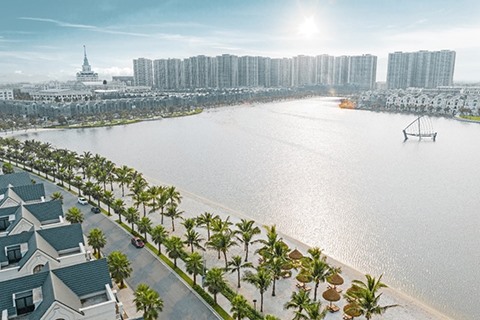 Ảnh toàn cảnh các phân khu tại Vinhomes Ocean Park 1