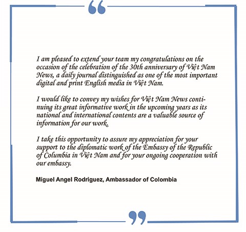 From Colombia Embassy