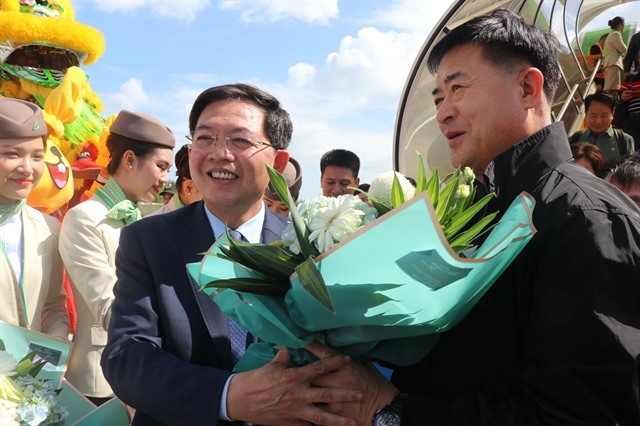 First international flight lands at Phú Cát airport