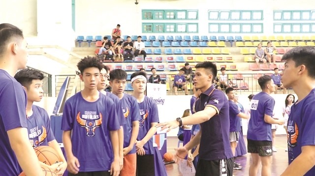 Testing youths basketball skills
