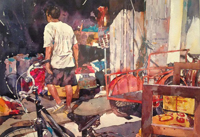 Watercolours Reflect Artists Passion Life Style Vietnam